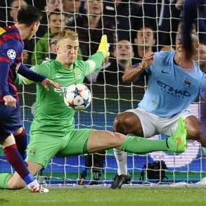 Joe Hart arrêt en croix