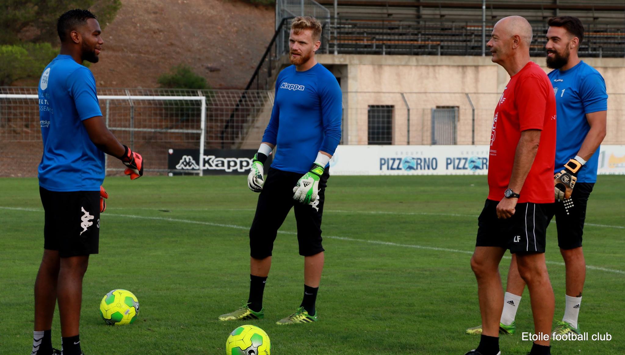 Gaëtan Deneuve à l'entrainement