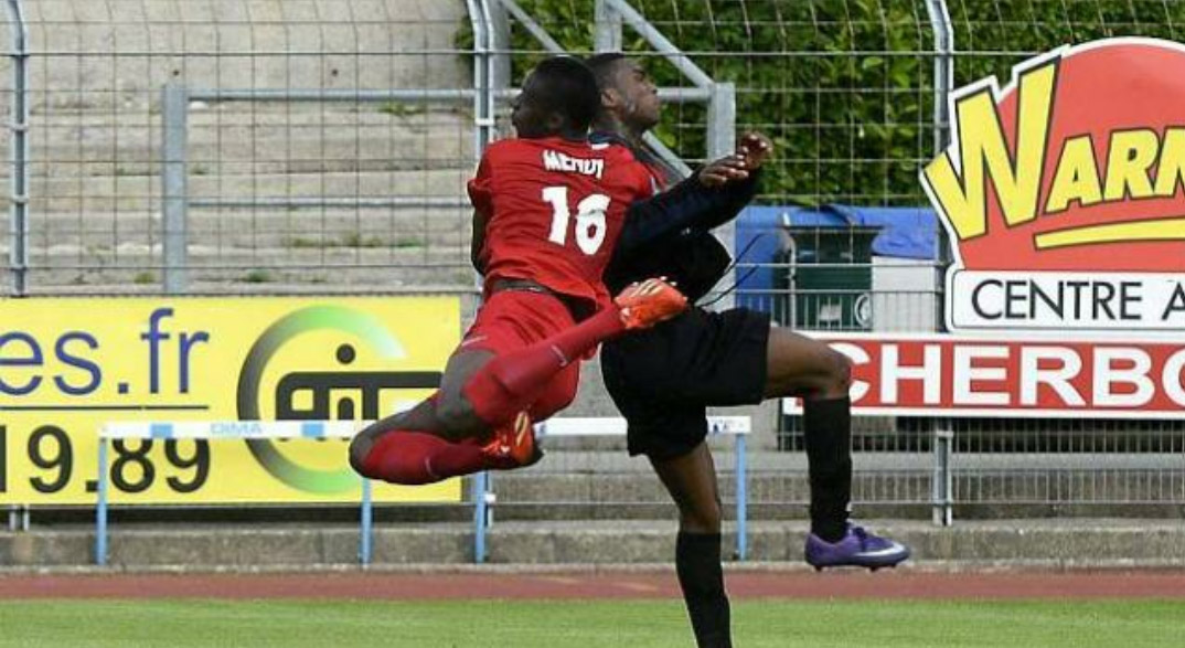 Edouard Mendy a Cherbourg - Photo : Ouest-France.