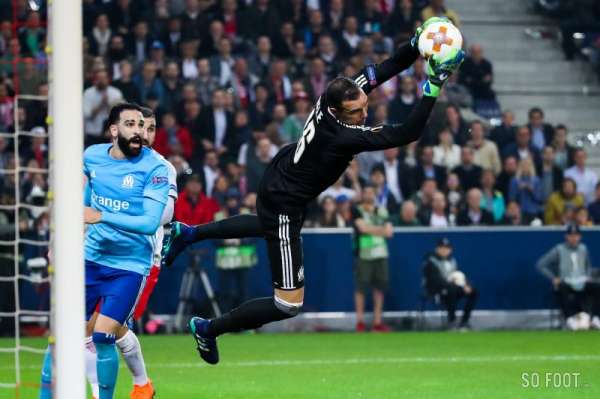 Face à Salzbourg, Yohann Pelé a deployé ses ailes pour emmener l'OM en finale de l'Europa League - source : So Foot