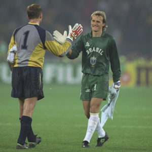 Coupe du monde 90, époque nuque longue - photo : Allsport