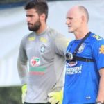 Alisson et Taffarel à l'entrainement - Photo : TRT Spor