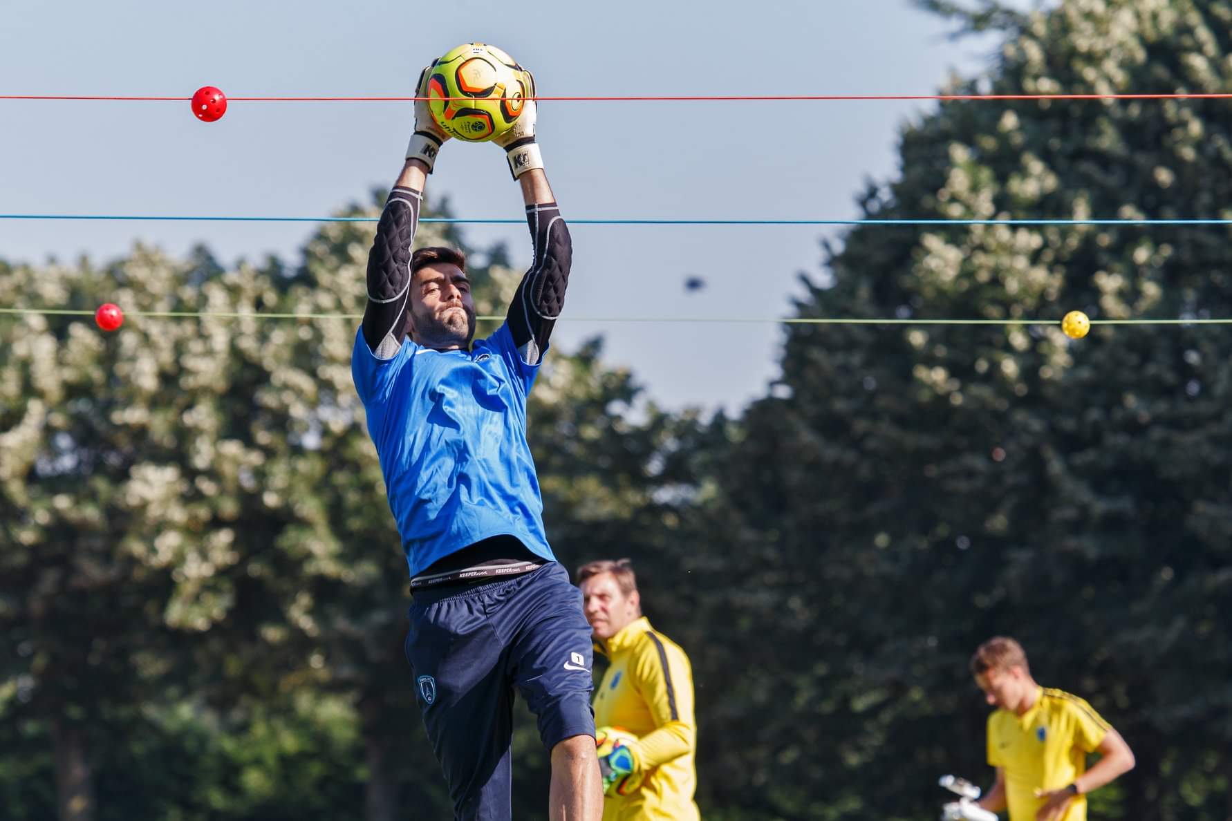 Vincent Demarconnay Mickaël Boully Paris FC Entraînement spécifique gardien de but 