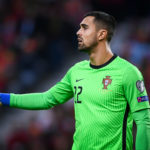 PORTO, PORTUGAL - MARCH 29: Diogo Costa of Portugal in action during the 2022 FIFA World Cup Qualifier knockout round play-off match between Portugal and North Macedonia at Estadio do Dragao on March 29, 2022 in Porto, Portugal. (Photo by Octavio Passos/Getty Images)
